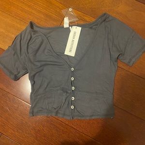 Grey Urban Outfitters crop top! NWT!